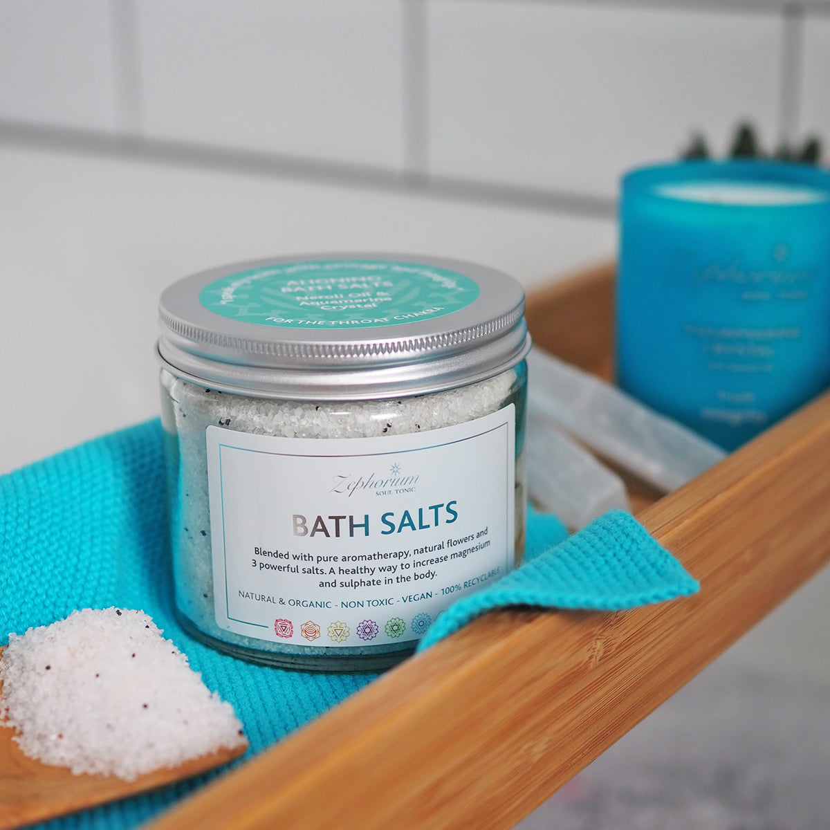 Aligning Aromatherapy Bath Salts with Neroli Oil