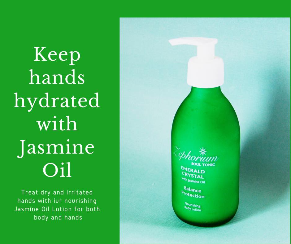 Keep hands hydrated with Jasmine Oil