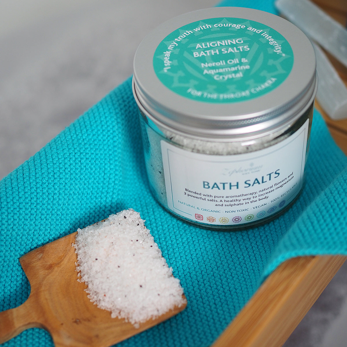 Aligning Aromatherapy Bath Salts with Neroli Oil