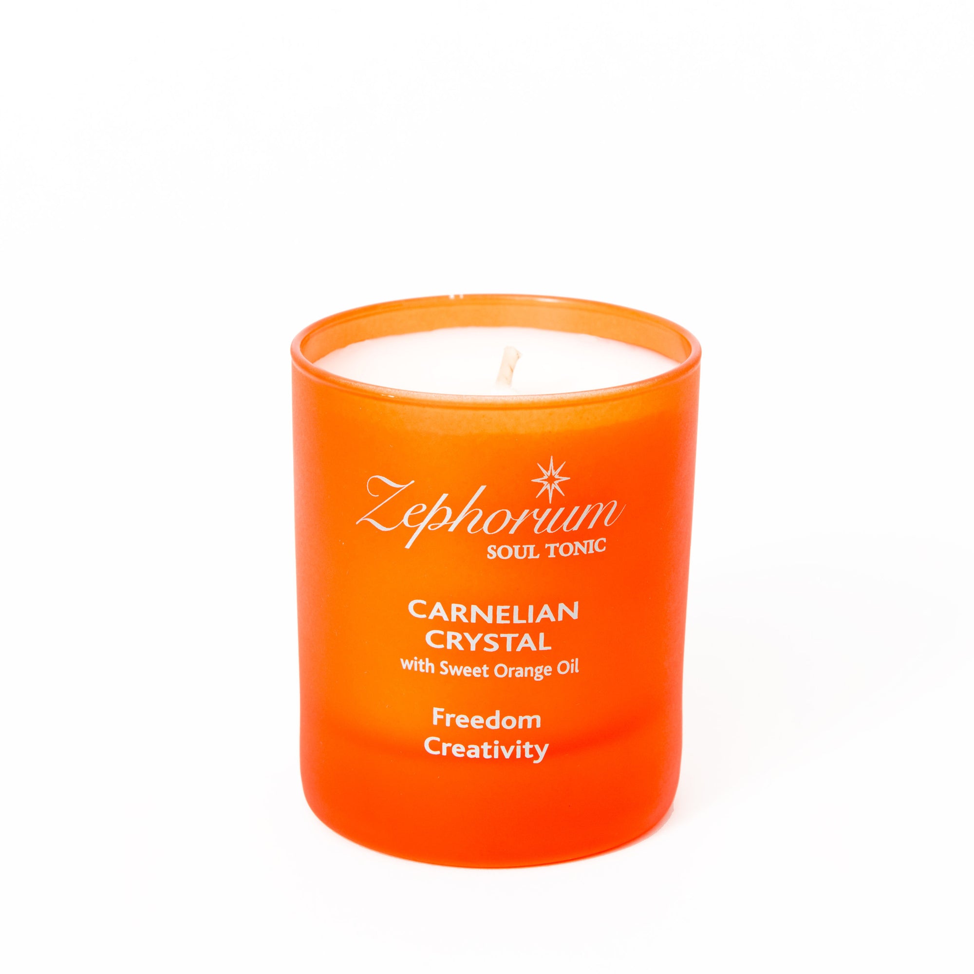 Carnelian Crystal Coconut Wax Aromatherapy Candle