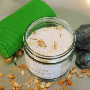 Calming Aromatherapy Bath Salts with Jasmine Oil