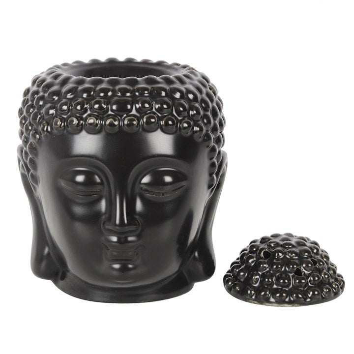 BLACK BUDDHA HEAD OIL BURNER