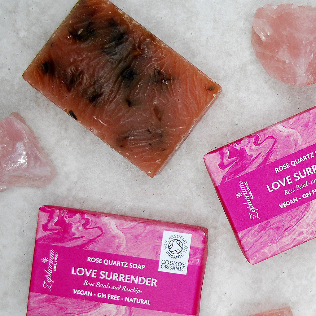 Love & Surrender Organic Aromatherapy Soap - Rosehips