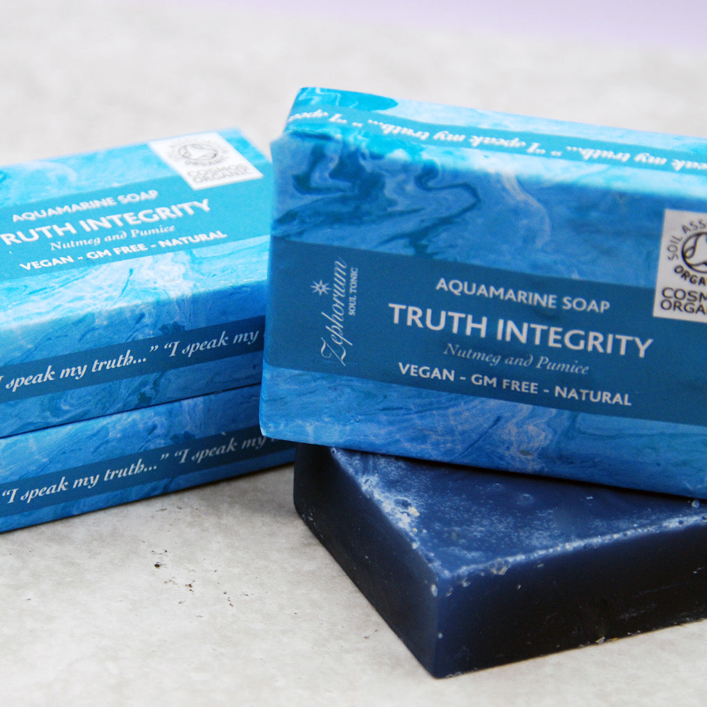 Truth & Integrity Organic Aromatherapy Soap - Nutmeg and Pumice