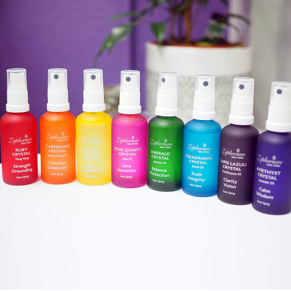 Set of 8 Chakra Aura Sprays