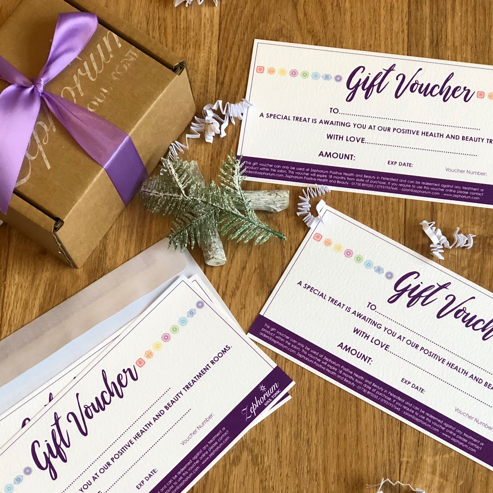 Salon Gift Vouchers