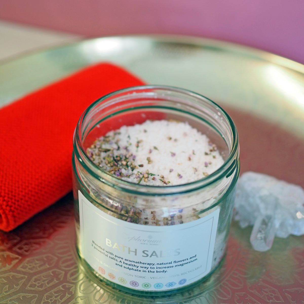 Sensual Aromatherapy Bath Salts with Ylang Ylang Oil