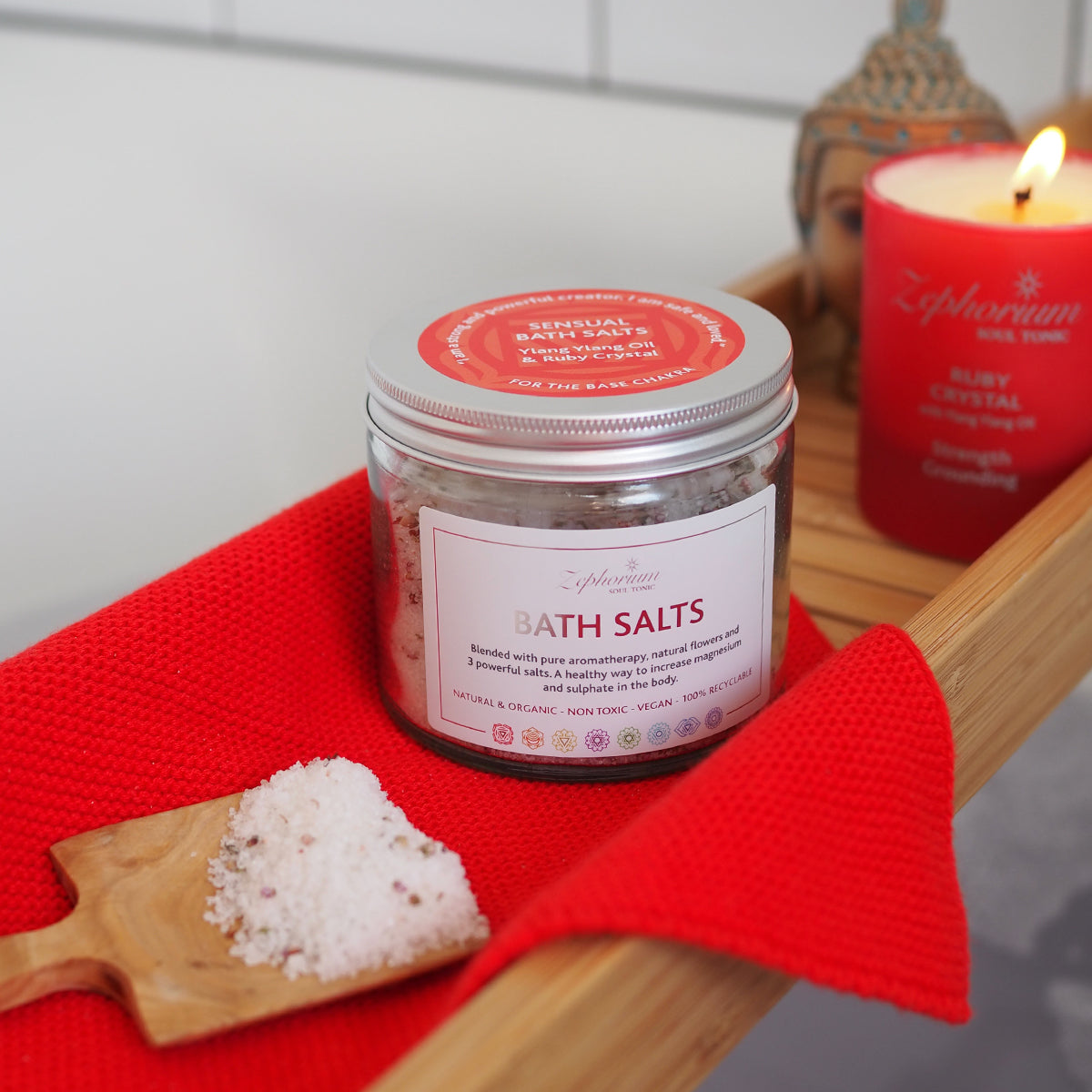 Sensual Aromatherapy Bath Salts with Ylang Ylang Oil