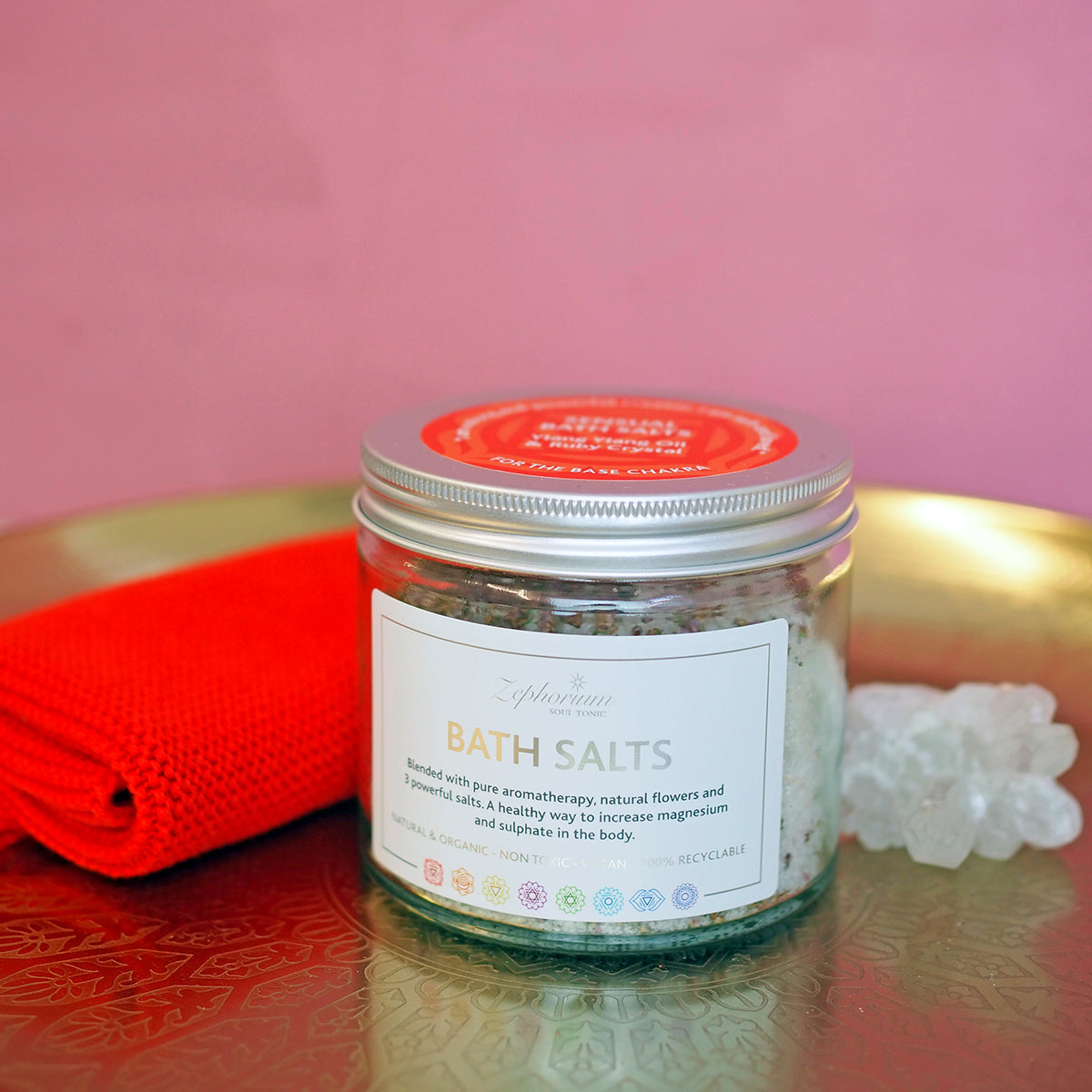 Sensual Aromatherapy Bath Salts with Ylang Ylang Oil